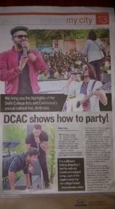 Media coverage of Ambrosia 2016 in HT City