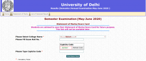 DU has released UG OBE Results for May-June 2020 