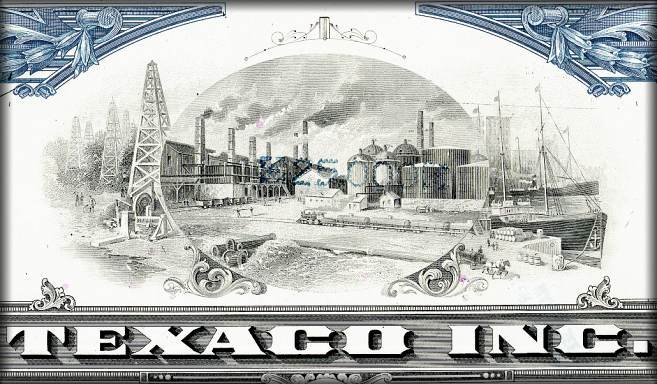 Texas Oil Company (Texaco) forms. 
