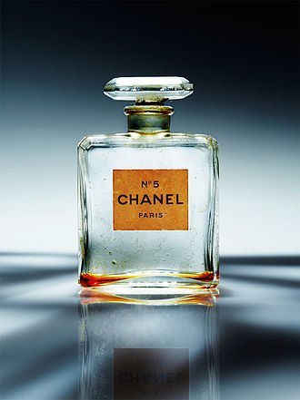 Perfume Chanel No. 5 released by fashion designer Coco Chanel