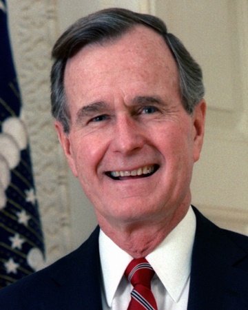 41st American President George H.W Bush