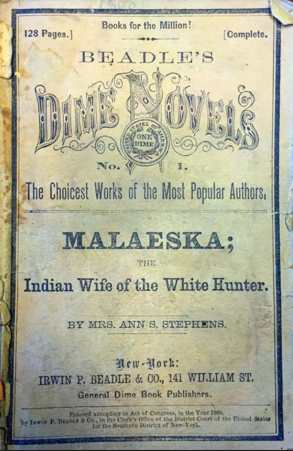 "Malaseka, The Indian Wife of the White Hunter" by Mrs. Ann S. Stevens
